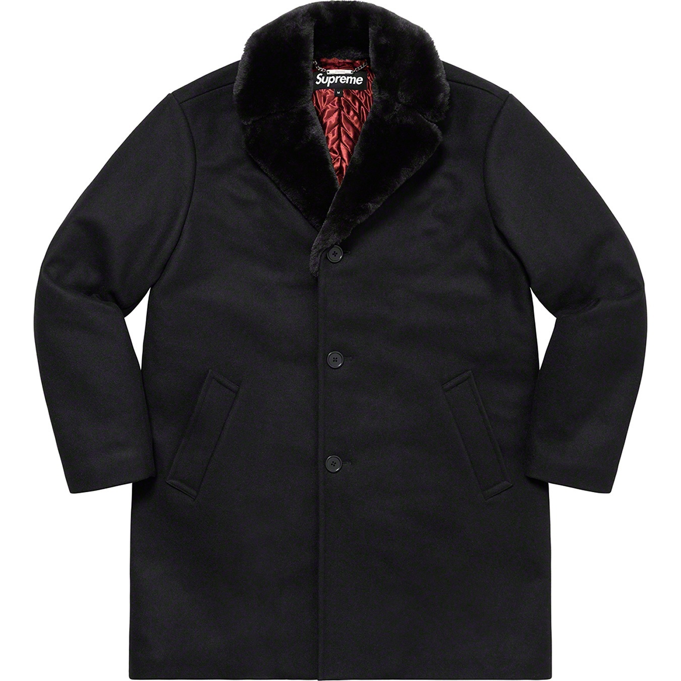 Fur Collar Car Coat view 3